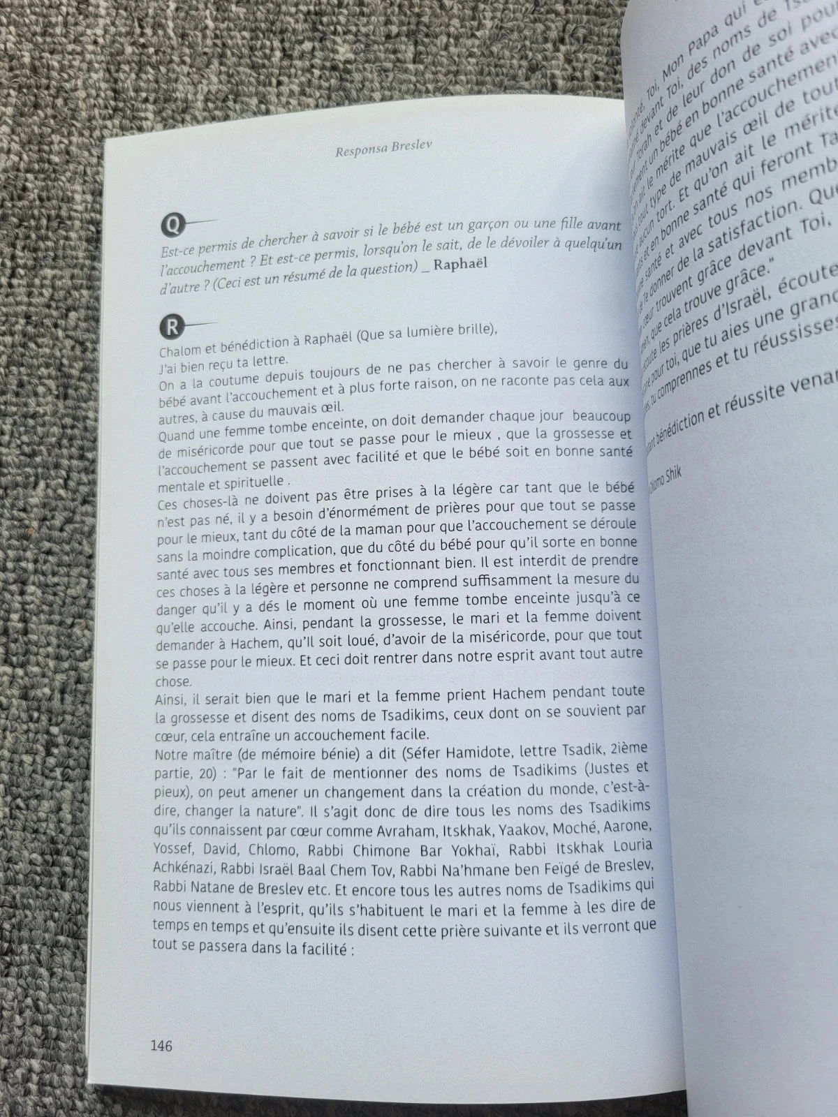 Livro Responsa Breslev Tomo 1 Rav Eliezer Chlomo Shik Na'hman de Breslev Tikun Haklali – photo 2